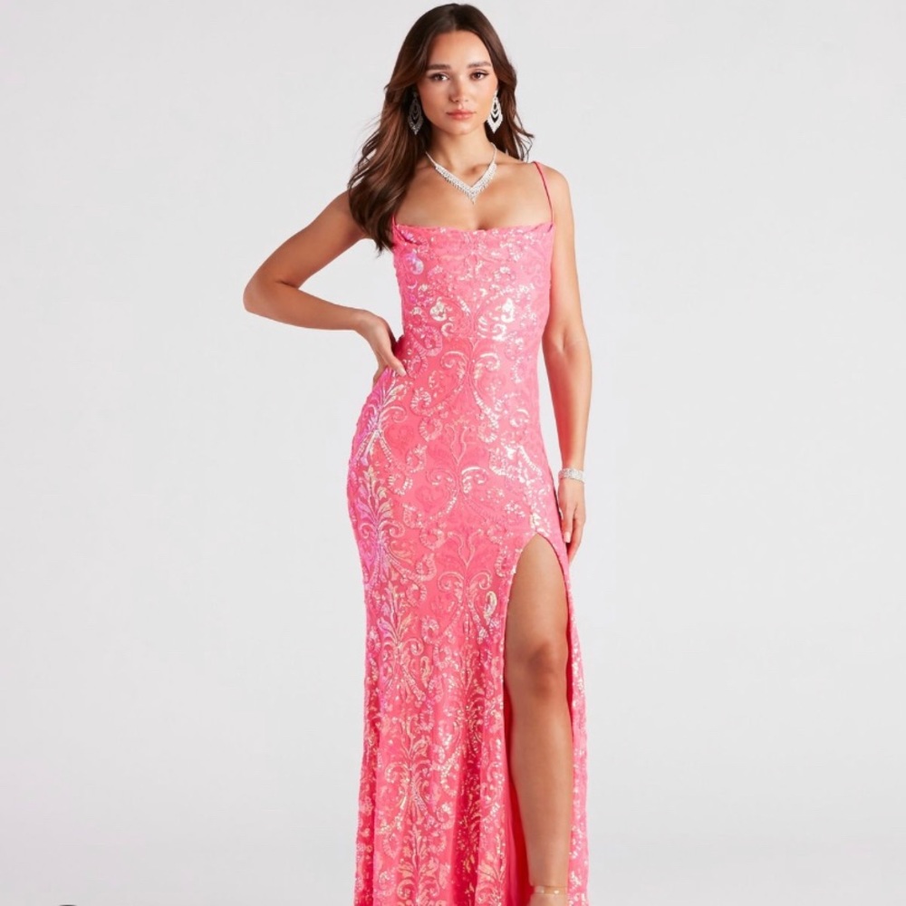 Windsor pink prom dress